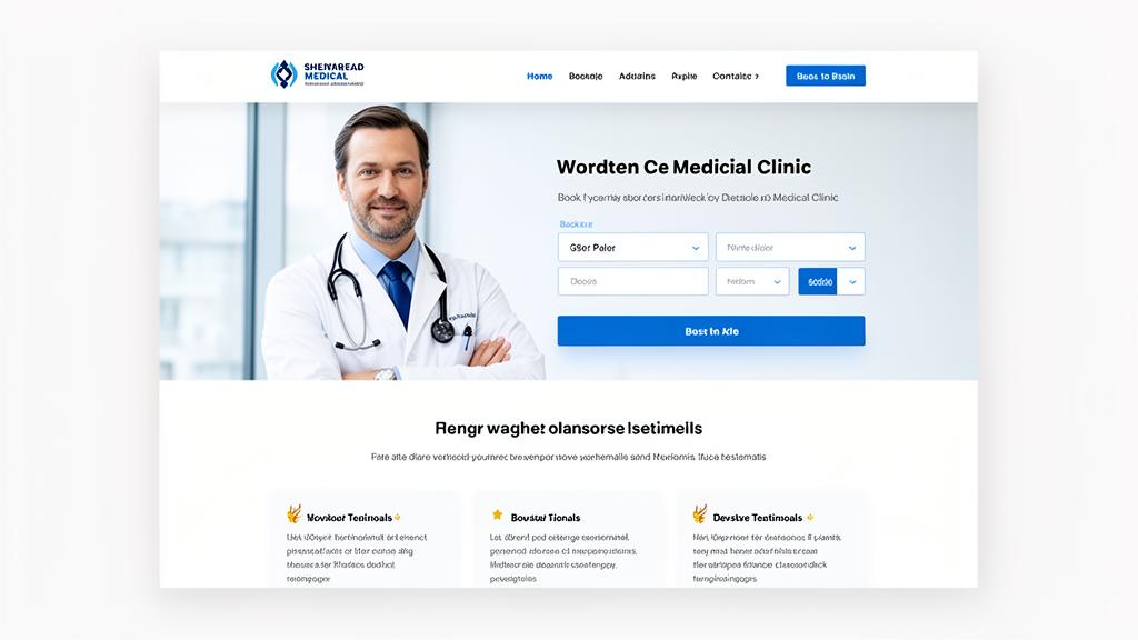 Landing Page – Clínica
